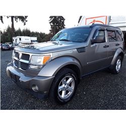 H1 --  2007 DODGE NITRO SLT  , Brown , 226642  KM's