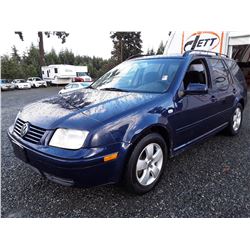 J4 --  2004 VW JETTA GLS , Blue , 188605  KM's