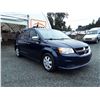 Image 3 : D6 --  2014 DODGE GRAND CARAVAN SE , Blue , 191417  KM's