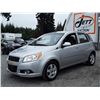 Image 1 : C5 --  2009 CHEVROLET AVEO LT , Silver , 133823  KM's