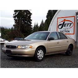 A3 --  2005 BUICK CENTURY CUSTOM, GOLD, 144,021 KMS   NO RESERVE 