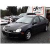 Image 1 : E6 --  2002 CHRYSLER NEON LE, BLACK, 201,945 KMS