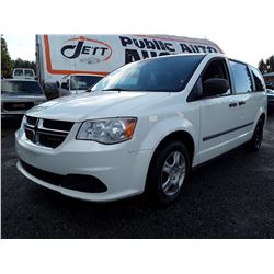 G4 --  2012 DODGE GRAND CARAVAN SE , White , 192020  KM's