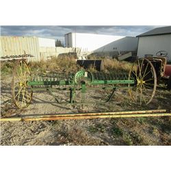 Vintage Horse Dump Rake w Tractor Hitch