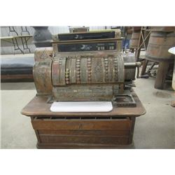Vintage National Brass Cash Register w 3 Drawers #1130836532.3