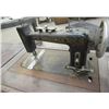 Image 2 : Vintage Brunwick Treadle Sewing Machine Missing 2 Drawers