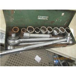 S-K 3/4  Socket Set- Broken Ratchet