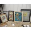 Image 3 : 8 Items - Picture Frames & Framed Pictures