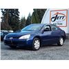 Image 1 : A12B --  2003 HONDA ACCORD LX  , Blue , 199502  KM's