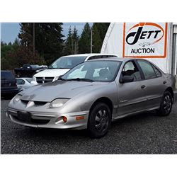 A12L --  2001 PONTIAC SUNFIRE SE  , Brown , 159472  KM's