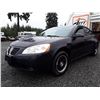 Image 1 : A12F --  2006 PONTIAC G6 SE  , Black , 210622  KM's