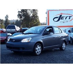 A12B --  2005 TOYOTA ECHO , Grey , 239811  KM's