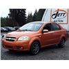 Image 1 : C4 --  2007 CHEVROLET AVEO LT , Orange , 181113  KM's