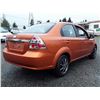 Image 5 : C4 --  2007 CHEVROLET AVEO LT , Orange , 181113  KM's