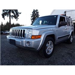 I2 --  2007 JEEP COMMANDER , Grey , 179588  KM's