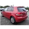 Image 7 : N6 --  2010 VW GOLF , Red , 166682  KM's