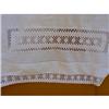 Image 1 : 2 Antique Pillowcases LACE BORDERS #1225493