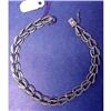 Image 1 : 40's Sterling CHAINLINK BRACELET #1225546