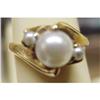 Image 1 : LOVELY 10k GOLD PEARL  RING #1225558