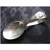 Image 1 : Sterling Baby Spoon with Collie Dog or Wolf #1225678