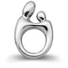 Image 1 : 14k WHITE GOLD PENDANT MOTHER  w CHILD #1225753