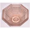 Image 1 : Art Deco Pink Octagonal Berry (Dessert) Glass #1225788