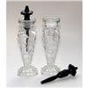 Image 1 : Tiffin Black & Clear Glass Art Deco Perfume #1226053