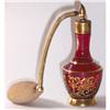 Image 1 : Ruby Red Gold Trimmed Perfume Atomizer #1226073