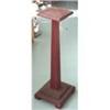 Image 1 : Table Stand Plant Candle Red Early 1900s Wood  #1226259