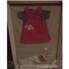 Image 1 : Doll Sasha Outfit RED Pinafore 217S MIB #1226302