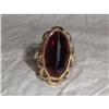 Image 1 : 14 ct. Gold Ring with Garnet  #1226346