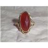 Image 1 : 14 ct. Gold Ring with Red Agate #1226349