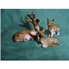 Image 1 : Three Victorian Porcelain Deer #1226358