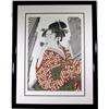 Image 1 : Michael Knigin, Woman Playing a Poppin, Framed #1236972