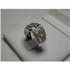 Image 1 : Estate 14K WG Gold .50 CT Diamond Filigree Band#1237260