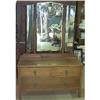Image 1 : Oak 3 Mirror Dresser #1258394