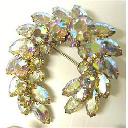 40's SHERMAN  BROOCH & EARRINGS #1258444