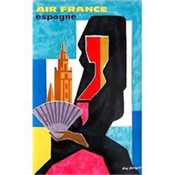 AIR FRANCE ESPAGNE - GEORGET ORIGINAL Poster #1258463