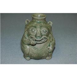 Antique Bear Style Porcelain Pot #1258484