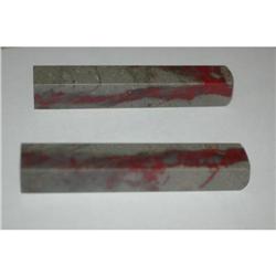 Pair of Chinese Chicken Blood Seal Chops #1258485