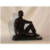 Image 1 : Bronze and Marble Statue "The Student" #1258657