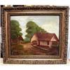 Antique British Landscape Oil Painting d.1879 #1258859
