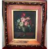 Image 1 : SIGNED Ruggeri Floral Oil Painting c.1950 #1258861
