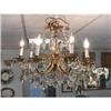Impressive Brass &Crystal Chandelier - Spain #1258888