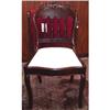 Image 1 : Carved Victorian Mahogany Side Chair c.1880 #1258889