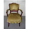 Image 1 : ANTIQUE PARLOR CHAIR WOOD & VELVET #1259293