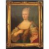 Image 1 : 18th C. Oil Painting Portrait of a Lady   #1259365