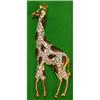 Image 1 : Giraffe Rhinestone Pin #60426 #1259367