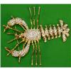 Image 1 : Lobster Rhinestone Pin #60435 #1259370