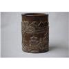 Chinese  Carved  Bamboo  Brush  Pen  Holder #1271280